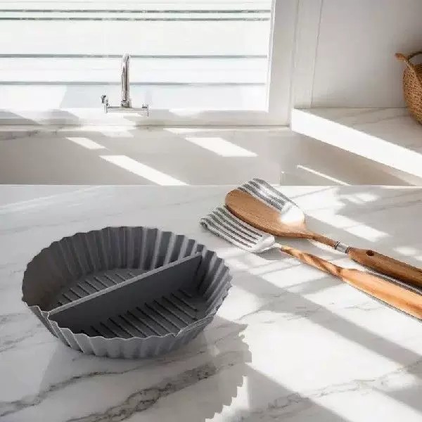 Partitioned Silicone Tray for Air Fryer/分格式空气炸锅硅胶托盘